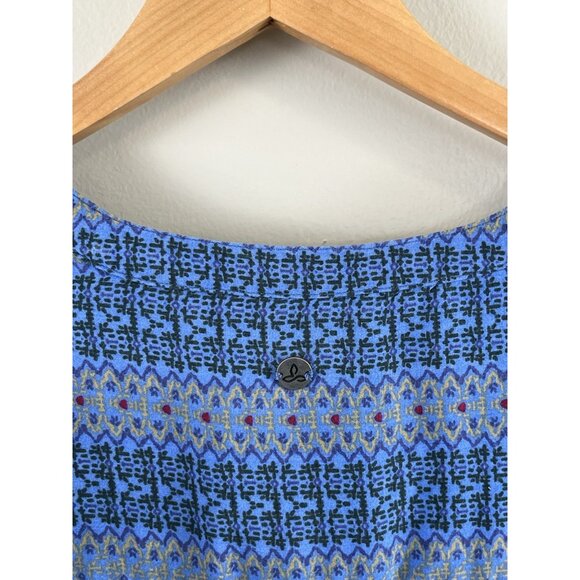 Prana Women’s Bluebell Inka Long Sleeved Blouse Top Sz Medium Boho Peasant - Picture 4 of 7